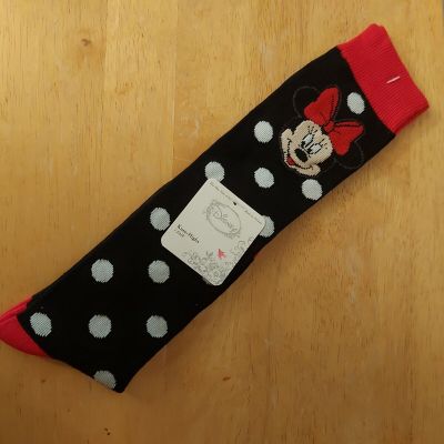 Disney Minnie Mouse Socks women's size 4-10 1 pair