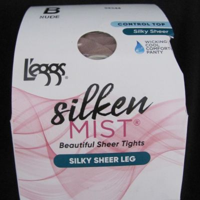 L'eggs B Nude Control Top Silky Sheer Mist Wicking Cool Silky SheerLeg 98544 (CH