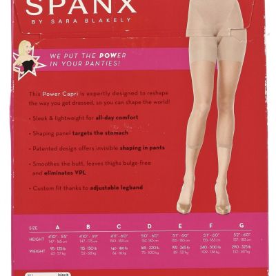 Spanx Higher Power Footless Capri Super Tummy Contol Shaper Size A 177060