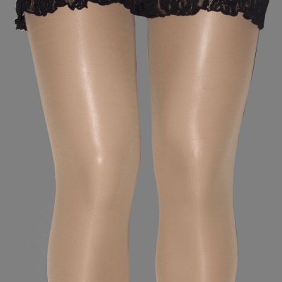 PLUS SIZE NUDE BEIGE OPAQUE SPANDEX TIGHTS LEG AVENUE  BUY 3 AND SAVE