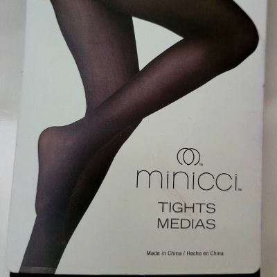 Minicci Tights In Opaque Black Size Medium- See Pictures For Sizing