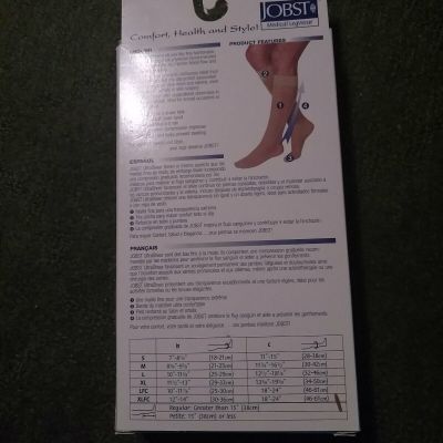 JOBST Medical LegWear Women firm Knee High stockings 20 -30 mmHg  Small Beige