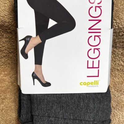 Capelli New York Leggings  Grey  (Heather ) Sz Small  New in Package