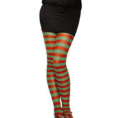 Smiffy's Women's Opaque Tights Striped