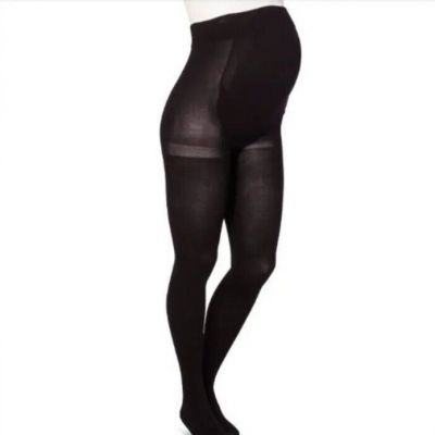New Isabel Maternity Size L / XL Black Opaque Tights Pantyhose