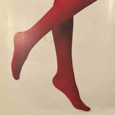 A New Day - Opaque Tights Red S/M