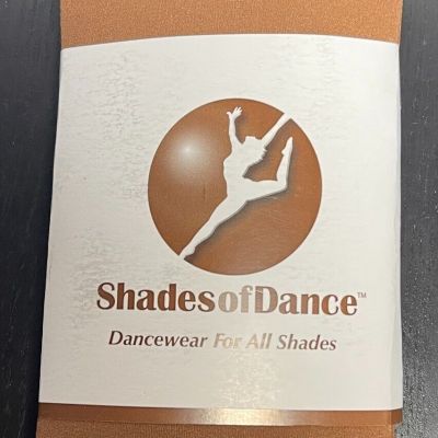 Shades of Dance Adult XXL Nutmeg Footed Dance Ballet Tights NEW 3466