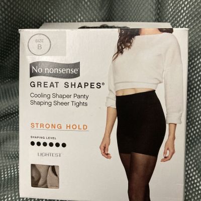 No nonsense Cooling Shaper Panty Sheer Tights Size B • Lightest • Strong Hold