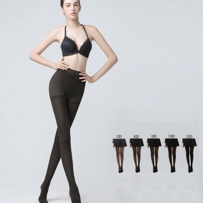 Made in Korea, Women's 20D Semi Opaque Solid Soft Footed Pantyhose Tights