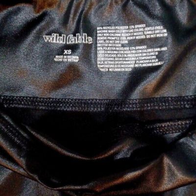 Wild Fable size XS faux leather leggings, excellent condition