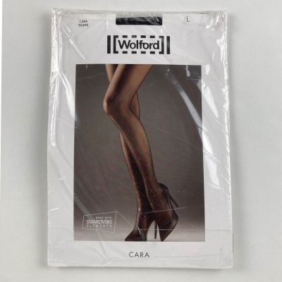 Wolford Cara Tights Made with Swarovski Elements Womens Large