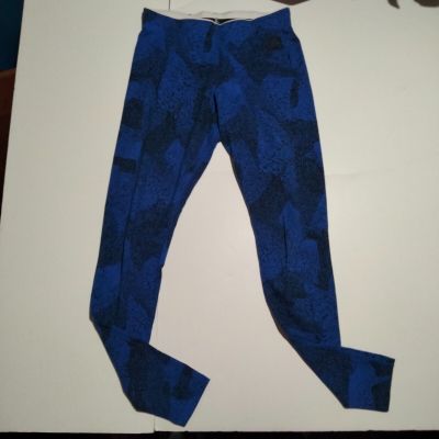 Nike Abstract blue Activewear Workout Athletic Leggings Women's small