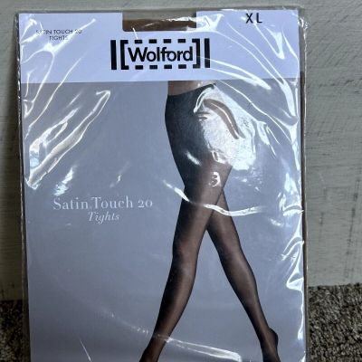 Wolford Satin Touch 20 Tights Color: SAND Size: XL Extra Large 18378-4467