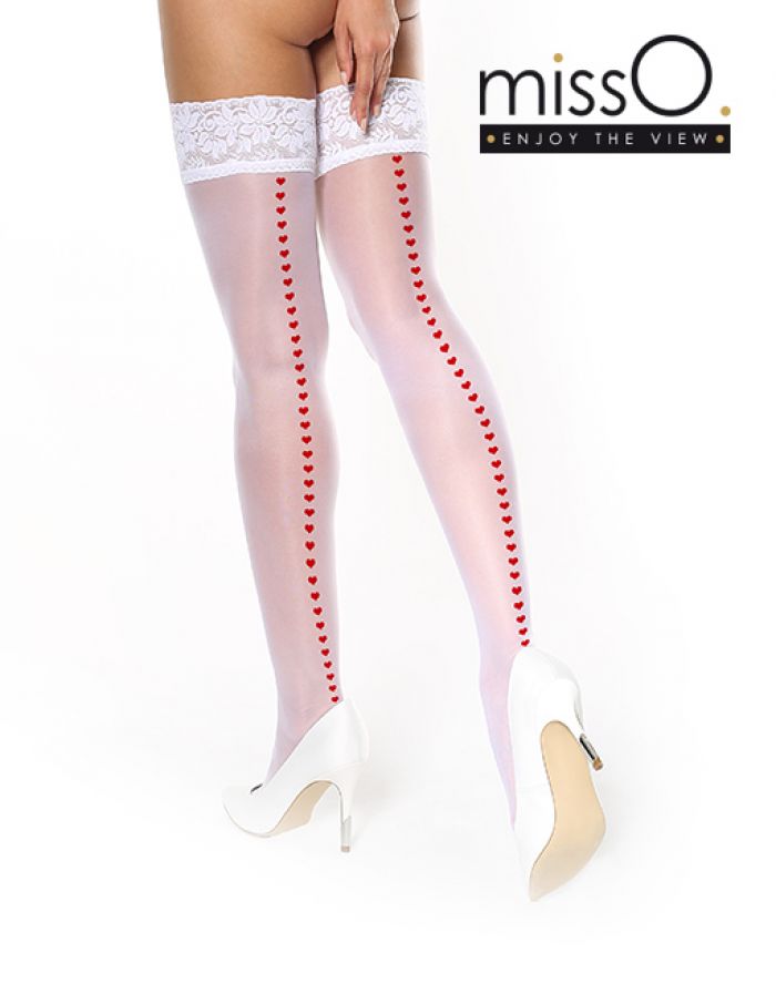 MissO Misso-s112-white-z  Hosiery Collection | Pantyhose Library