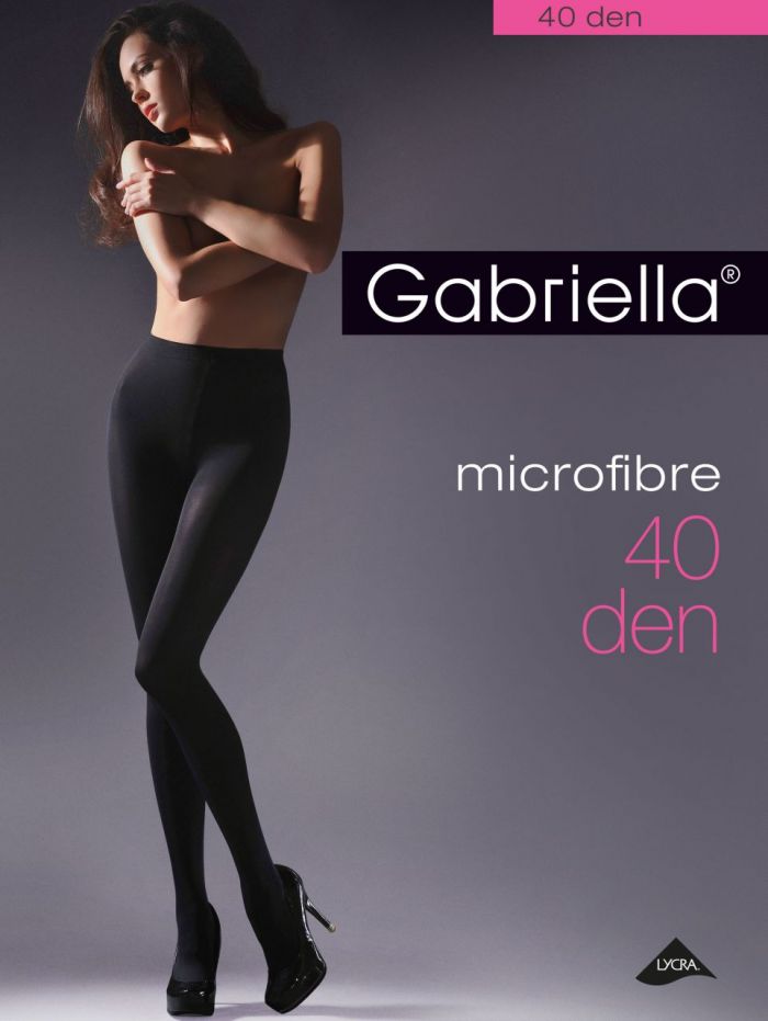 Gabriella Microfibre-40den-xl-harisnya  Solid Colour Tights 2017 | Pantyhose Library