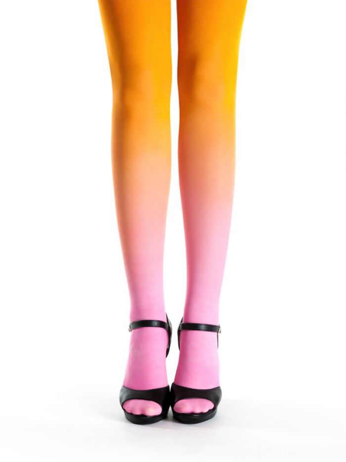 Virivee Pink-orange-ombre-tights  Hosiery Collection 2017 | Pantyhose Library