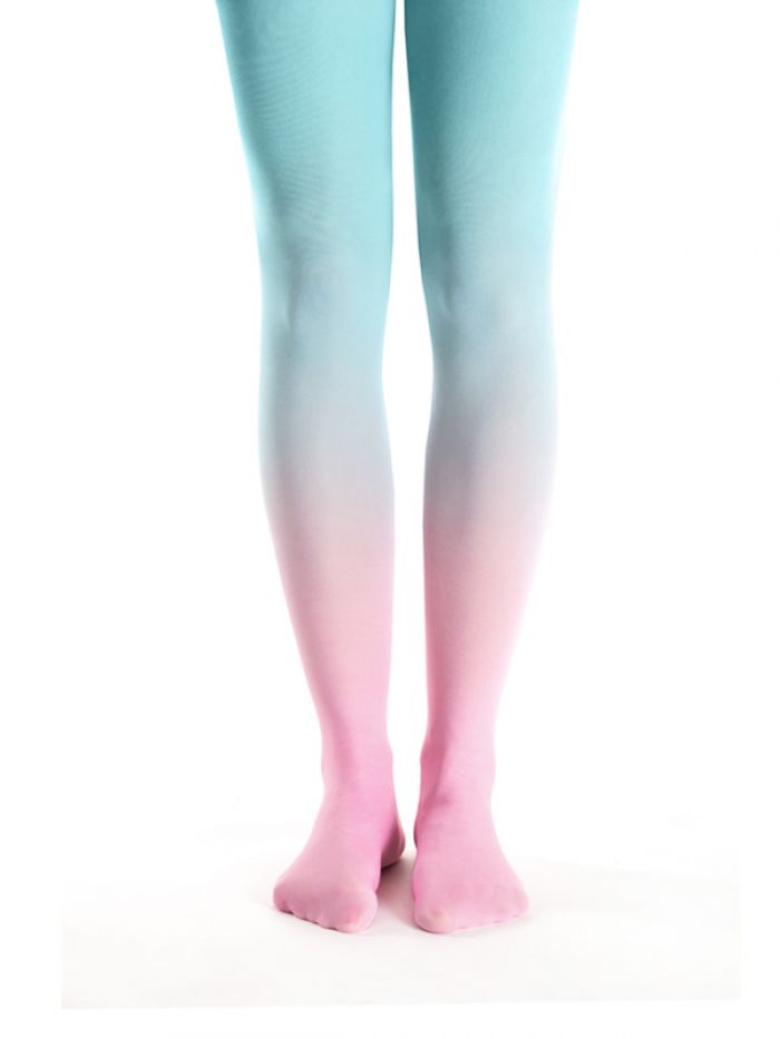 Virivee Pink-turquoise-ombre-tights  Hosiery Collection 2017 | Pantyhose Library