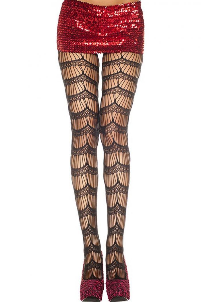 Music Legs Strings-and-lace-spandex-pantyhose  Pantyhose Collection 2018 | Pantyhose Library