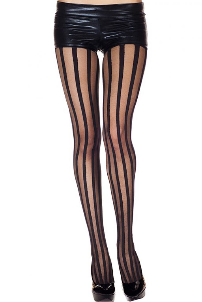 Music Legs Vertical-striped-pantyhose  Pantyhose Collection 2018 | Pantyhose Library