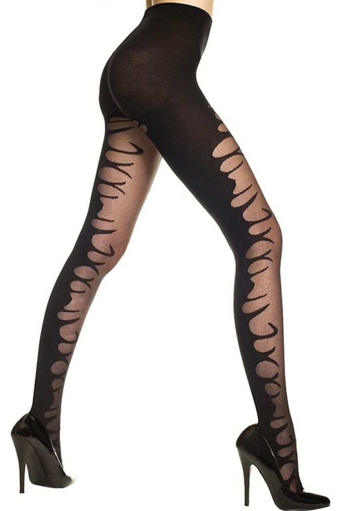 Music Legs Flame-design-pantyhose  Pantyhose Collection 2018 | Pantyhose Library