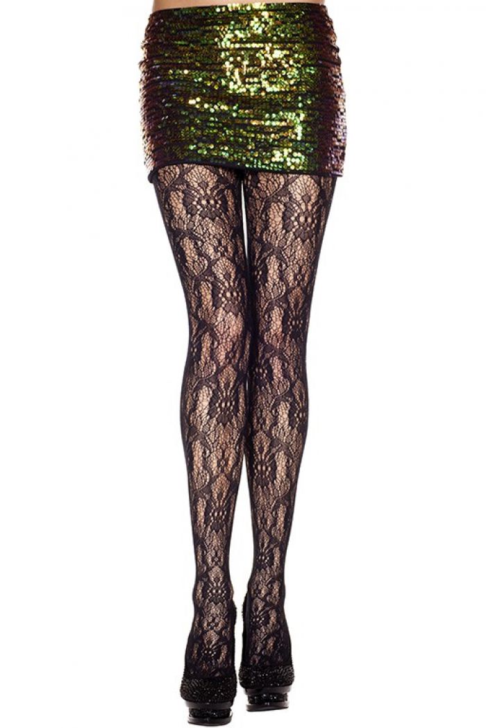 Music Legs Lace-design-spandex-pantyhose  Pantyhose Collection 2018 | Pantyhose Library