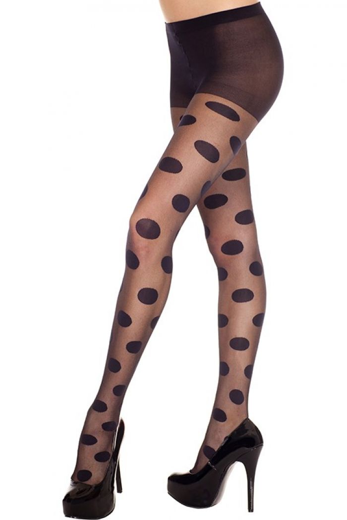 Music Legs Large-polka-dot-pantyhose  Pantyhose Collection 2018 | Pantyhose Library