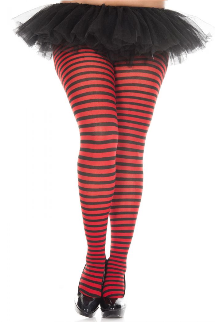 Music Legs Plus-size-striped-tights  Pantyhose Collection 2018 | Pantyhose Library