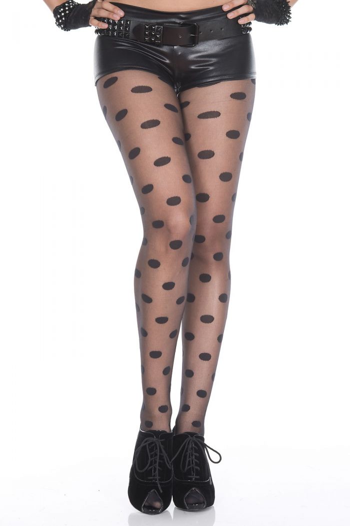 Music Legs Sheer-polka-dot-spandex-pantyhose  Pantyhose Collection 2018 | Pantyhose Library