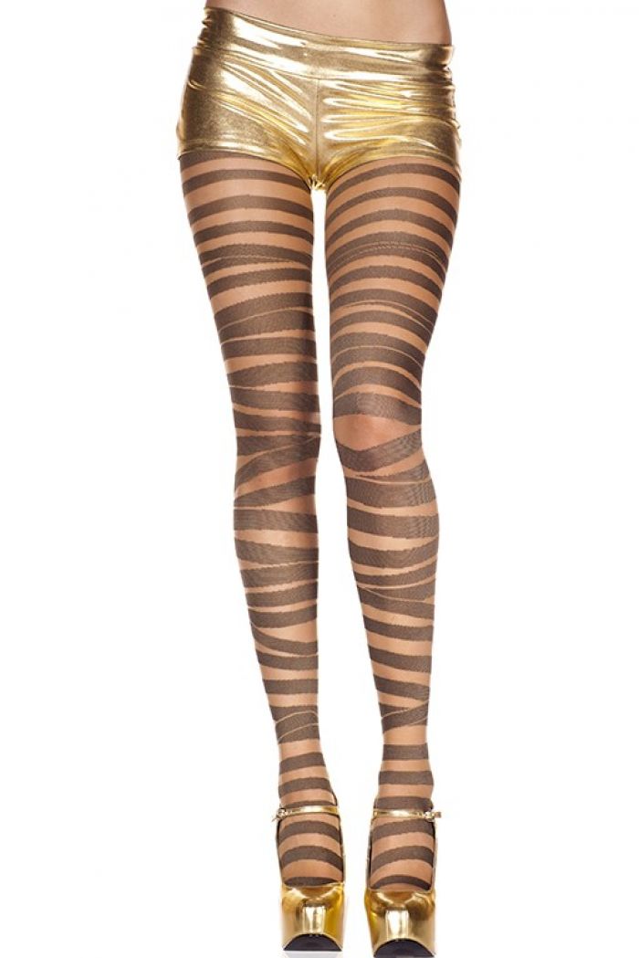 Music Legs Shimmery-gold-bandage-design-spandex-pantyhose  Pantyhose Collection 2018 | Pantyhose Library