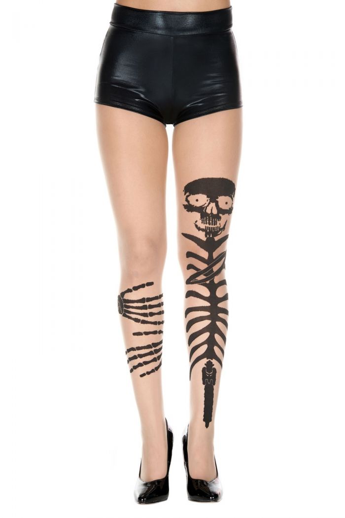 Music Legs Skeleton-grabbing-leg-look-spandex-tights  Pantyhose Collection 2018 | Pantyhose Library