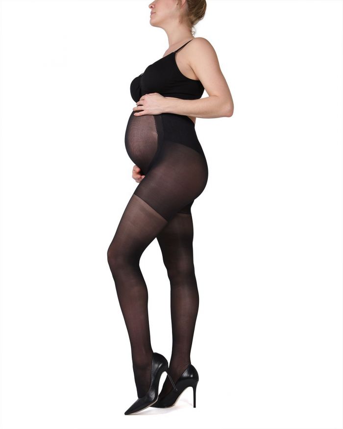 Memoi Maternity Hosiery 2018 Ma-402-black-side_web  Hosiery Catalog 2018 | Pantyhose Library