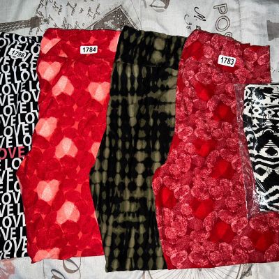 LuLaRoe Tall & Curvy Leggings Bundle Of 5 NWOT