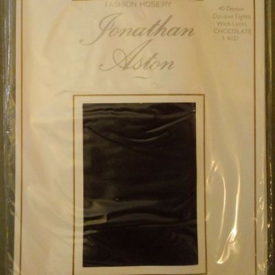 Jonathan Aston - Chocolate - Opaque Tights - Size ONE SIZE - NIP