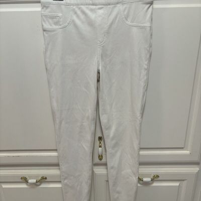 Spanx Legging Jeans White Stretch Support Women’s Size Small