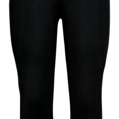 Girl With Curves Ponte Wide Leg Pant Women's Petite Leggings PXS Black