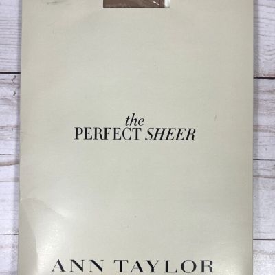 Ann Taylor The Perfect Sheer Small Natural Pantyhose Stockings New