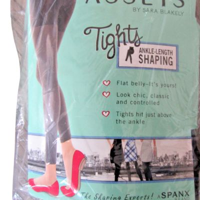 Ankle Length Tights Spanx Love your Assets Black Shaping Size 2 Sara Blakey 849B