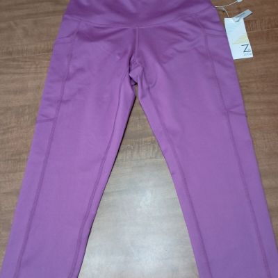 Z by Zella Plum High Waist Crop Leggings SIZE S NWT New with tags Workout