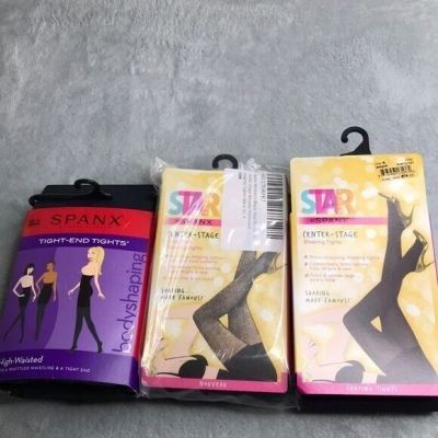 3 Pairs of Spanx Shaping Tights Size A All New