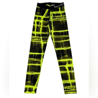 Nike Pro Women's Neon Workout Leggings Size S