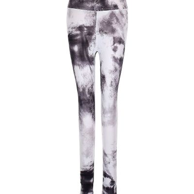 Spiritual Gangster Women Silver Leggings XS