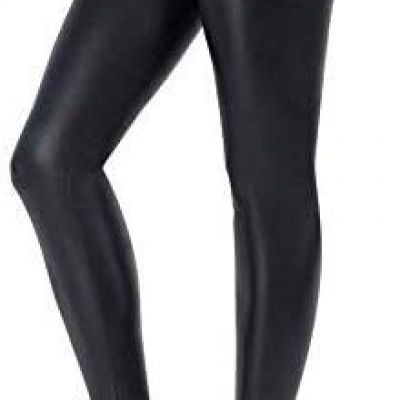 Tagoo Faux Leather Leggings for Women  Black High Waisted Pleather Pants