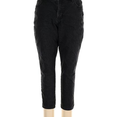 Basic Editions Women Black Jeggings 14