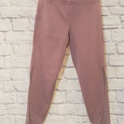 WALKPOP Ava Legging Plum Pie Mesh Inserts Hidden Interior Pocket Size M NWT