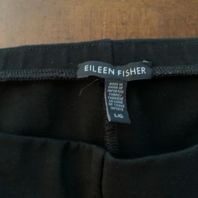 Eileen Fisher Heavyweight Rayon Knit Pant Sz L