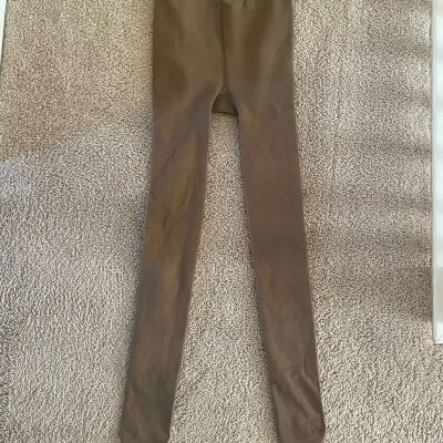 Women’s SHEIN Brown Fleece Tights Small