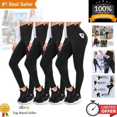 Durable Soft Leggings for Women - High Rise & Pocketed, Perfect for Workouts