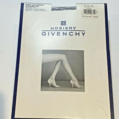 Vintage Givenchy Hosiery Body Gleamers 156 Silver Fox Size B Control Top New