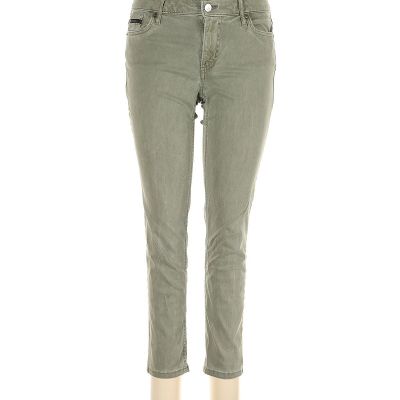 CALVIN KLEIN JEANS Women Green Jeggings 28W