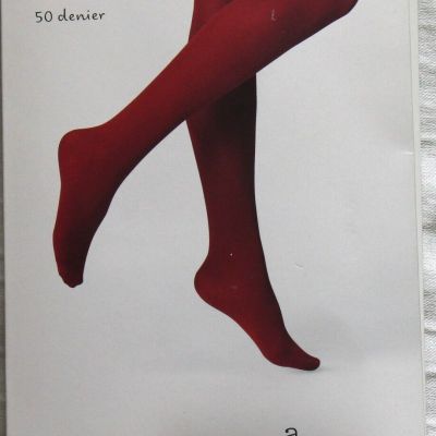 A New Day Women's Opaque Tights Pantyhose red New Size M/L NEW